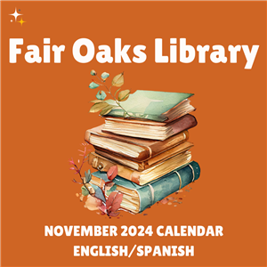 Fair Oaks Library Calendar November